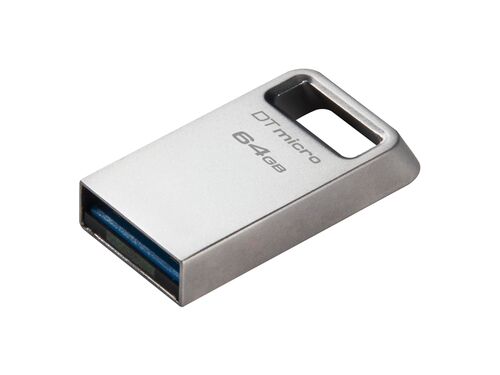 USB MEMORIJA KINGSTON DTMC3G2/64GB/DATATRAVELER MICRO/3.2/SREBRNA